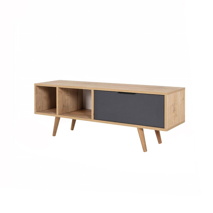 Hanah Home Venüs 3341 Soporte para TV Roble Zafiro y Antracita